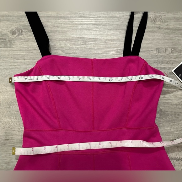 Juicy Couture black label CASHMERE ROSE DRESS Sz 4 cocktail wedding party dress - Picture 4 of 8